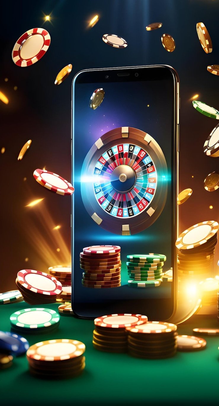 Antarmuka aplikasi mobile daget4d menampilkan permainan slot dan live casino